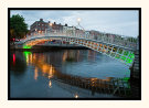 Ha'Penny Bridge At Dusk