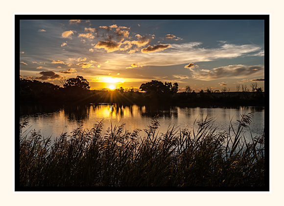 Sunset At Murray Bridge