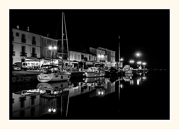 Full Moon on Marseillan Harbour
