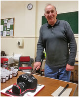 John with birth cake