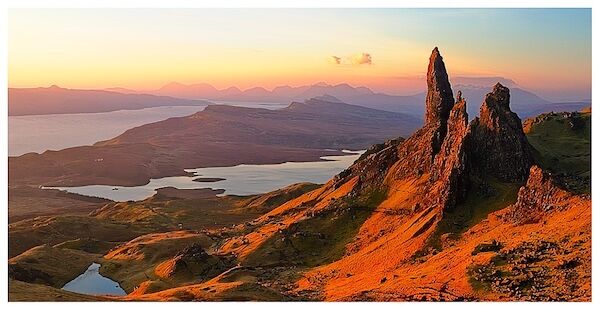 Sunrise, Old man of Storr Isle of Skye