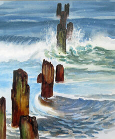 10. Sandsend Posts Wc 65x50
