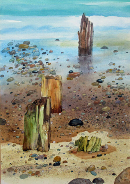 11. Jewels of the Receding Tide Wc 65x50