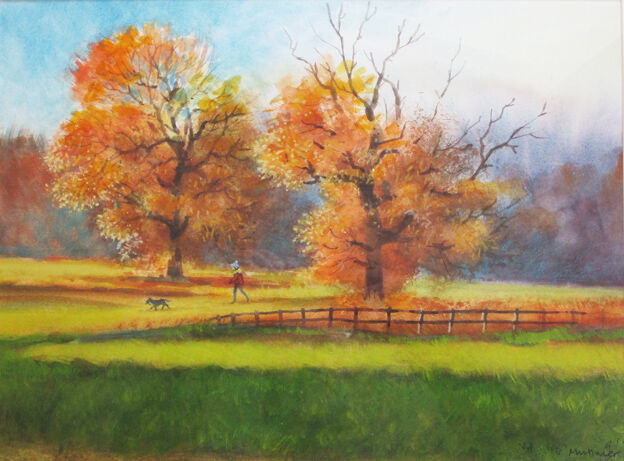 16. Autumn Jacob Smith Park Wc 49x59