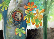 22. Chestnut treee leaves