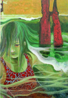 28. Wave  Girl  Ac 60x45