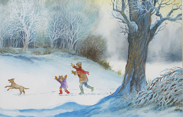 7. the Joy of Snow Wc 45x60