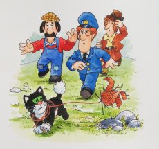 Jess ran from the knitting