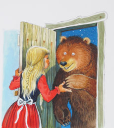 The bear visitor