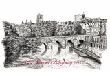 Durham Cathedral with Elvet Bridge