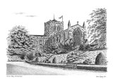'Hexham Abbey' - signed limited edition fine art print