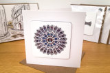 Rose Window Coaster Card