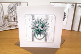 Sanctuary Knocker Coaster Card