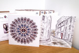 Durham Square Cards Pack of 4 - Rose Window and Owengate