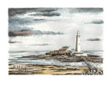 St. Mary's Lighthouse (in colour)