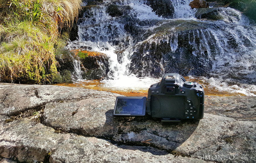 Wtaerval in Glen Feshie, the making of (gefoto maakt met mijn mobiel)