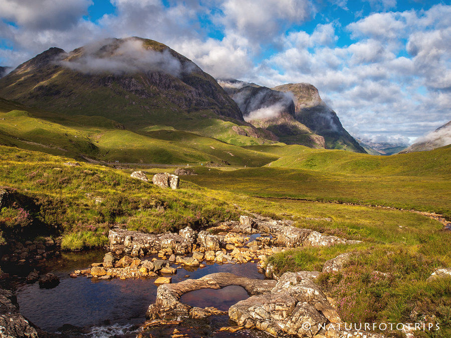 Three Sisters in Glencoe. Natuurfototrips fotoreis naar Schotland