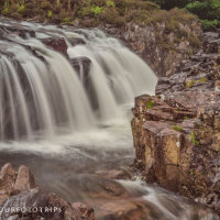 Waterval, Schotland. Natuurfototrips fotografiereis naar het groene hart van de highlands