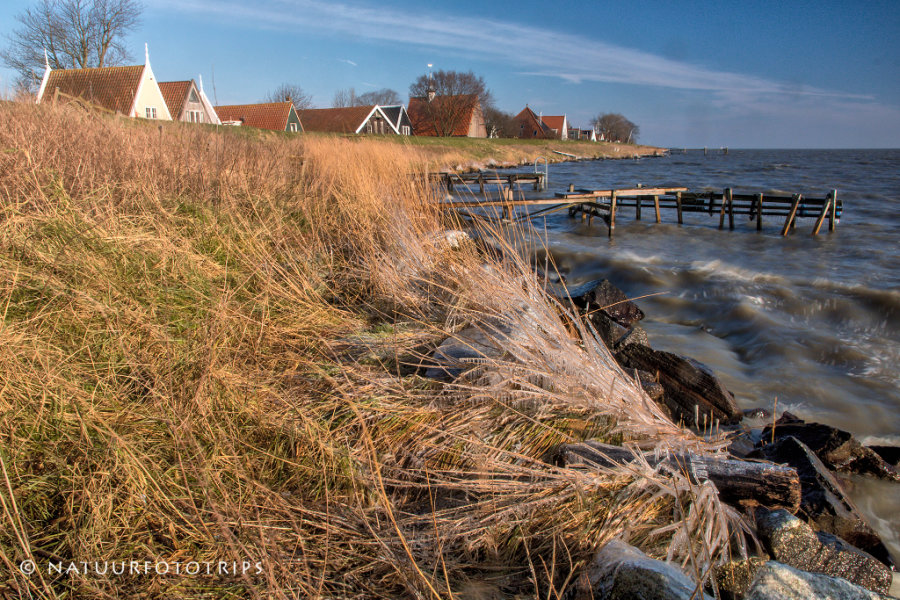 Veilig achter de dijk