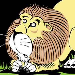 Glinda with the Cowardly Lion