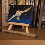 thirteen hours.. 7x9cm mini canvas acrylic based on labryinth film
