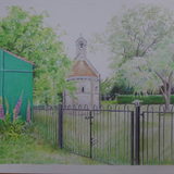 steetly chapel commission A4 coloured pencil