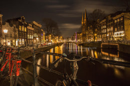 Amsterdam Bridge by Night