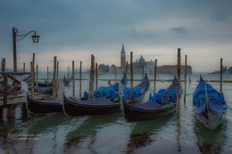 Morning Gondolas and San Giorgio Maggiore