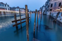 Light Trails on the Grand Canal