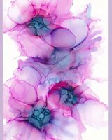 alcohol ink creation Psychic art