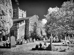 Coombe Bisset Church in Infra Red
