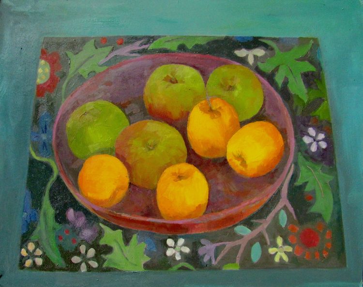 Opal and Bramley apples