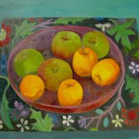 Opal and Bramley apples