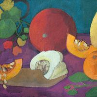 Pumpkin Series Distempera and Gouache on hand made paper