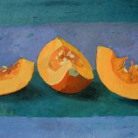 Pumpkin Series Distempera and Gouache on hand made paper