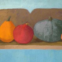 Pumpkin Series Distempera and Gouache on hand made paper