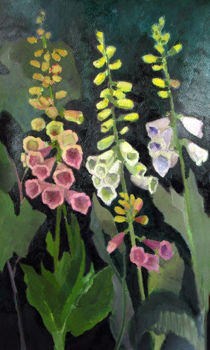 Foxgloves SOLD