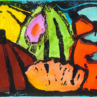 Pumpkin Series Distempera and Gouache on hand made paper