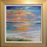 Hebridean evening sky - framed