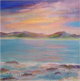 Rock pools, Benbecula SOLD