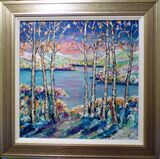 Sunset over Lomond snow SOLD