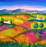 Tuscan patchwork fields
