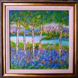 Spring blossom and bluebells