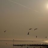 Sunset on the sea