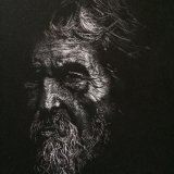 'Weather-Worn' Framed Original For Sale - IMG0024 size A4 - £50