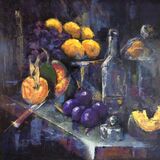 Classical fruit, 60x60, Sold