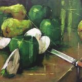 Cut apples. 30x40 £260