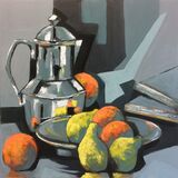 Silver coffee pot, 50x50cms £280