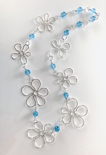 Funky Flowers in Sterling Silver