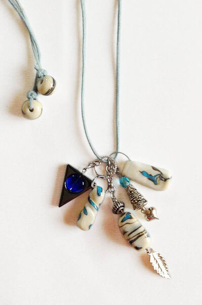 Ivory Cluster Necklace